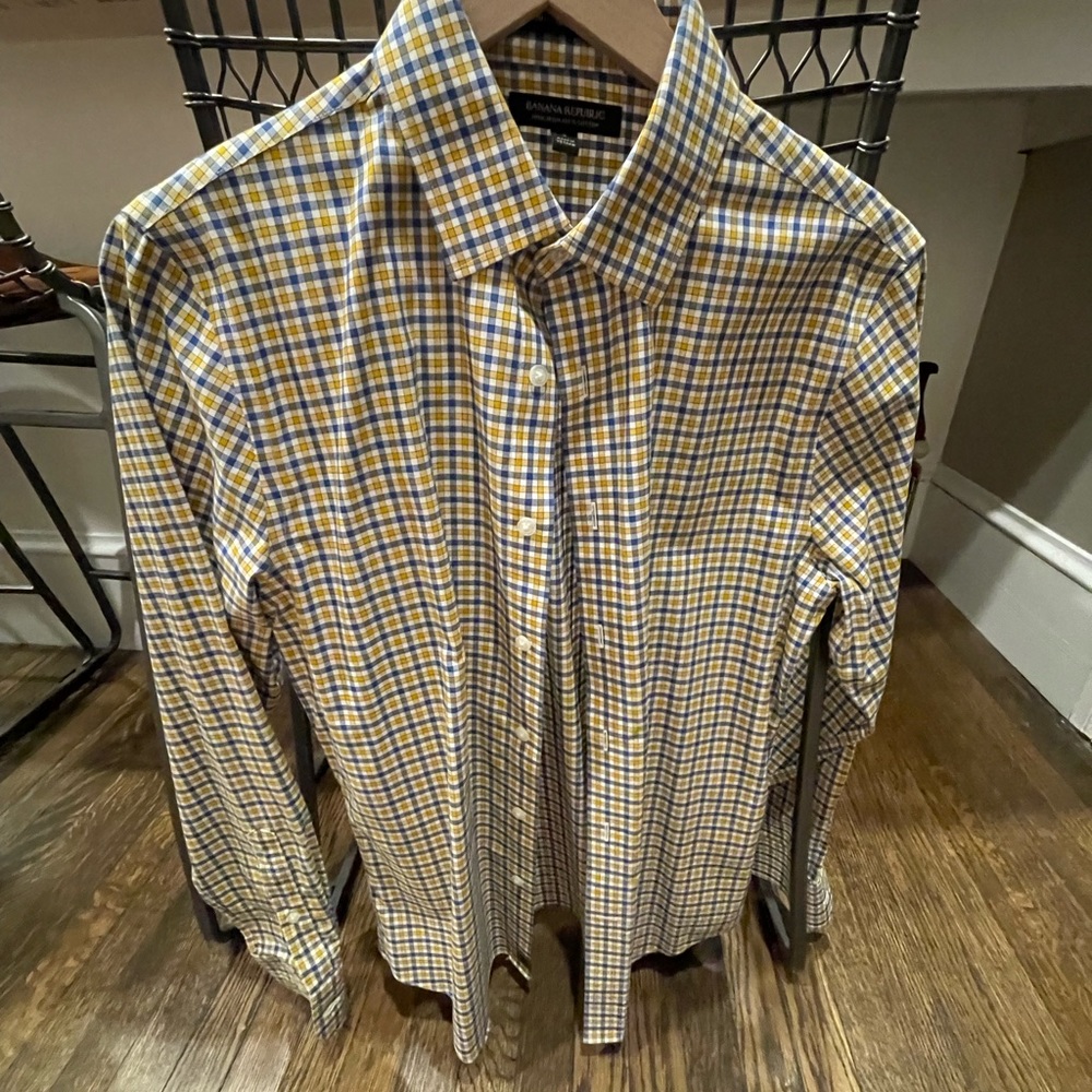 BANANA REPUBLIC SLIM-FIT / UNTUCKED NON-IRON
